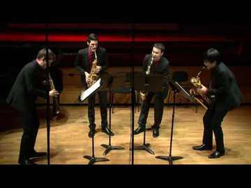 Glazounov : Quatuor pour saxophones en si bémol majeur op. 109 par Quatuor Niobé