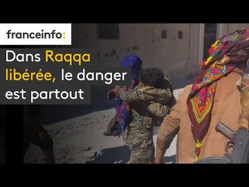 Dans Raqqa libérée, le danger est partout