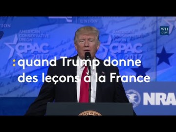 Quand Donald Trump donne des leçons à la France - franceinfo