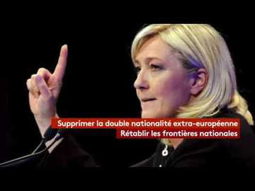 Marine Le Pen en 4 propositions : la lutte contre l'immigration