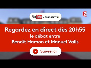 REPLAY INTEGRAL. Débat de la primaire : Benoît Hamon - Manuel Valls (France 2)