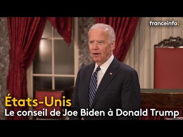 Joe Biden conseille à Donald Trump d'être enfin 