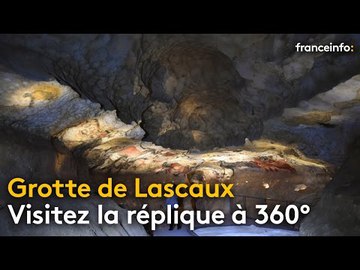 Visitez la réplique intégrale de la grotte de Lascaux à 360° - franceinfo: