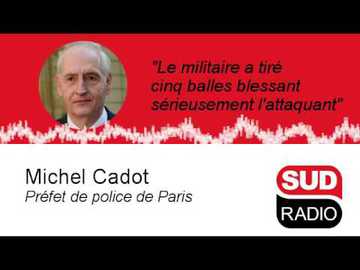 Michel Cadot, préfet de Paris, réagit à l'attaque devant le musée du Louvre