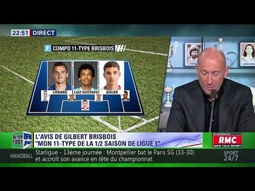 L’avis tranché de Gilbert Brisbois : « Mon 11-type de la ½ saison de Ligue 1»