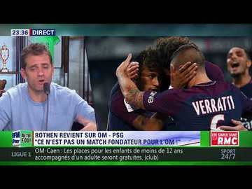 After Foot du mardi 24/10 – Partie 2/3 - Jerôme Rothen revient sur OM/PSG (2-2)