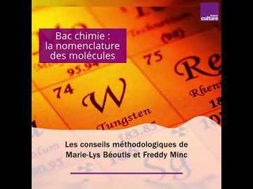 Bac chimie : la nomenclature des molécules