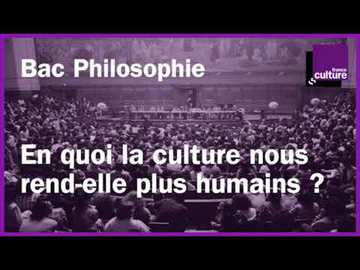 BAC PHILO révisions - En quoi la culture nous rend-elle plus humains ?